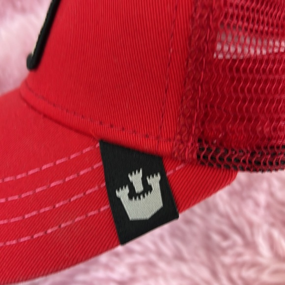 Goorin Bros Red Raccoon Patch Hat - Picture 4 of 10